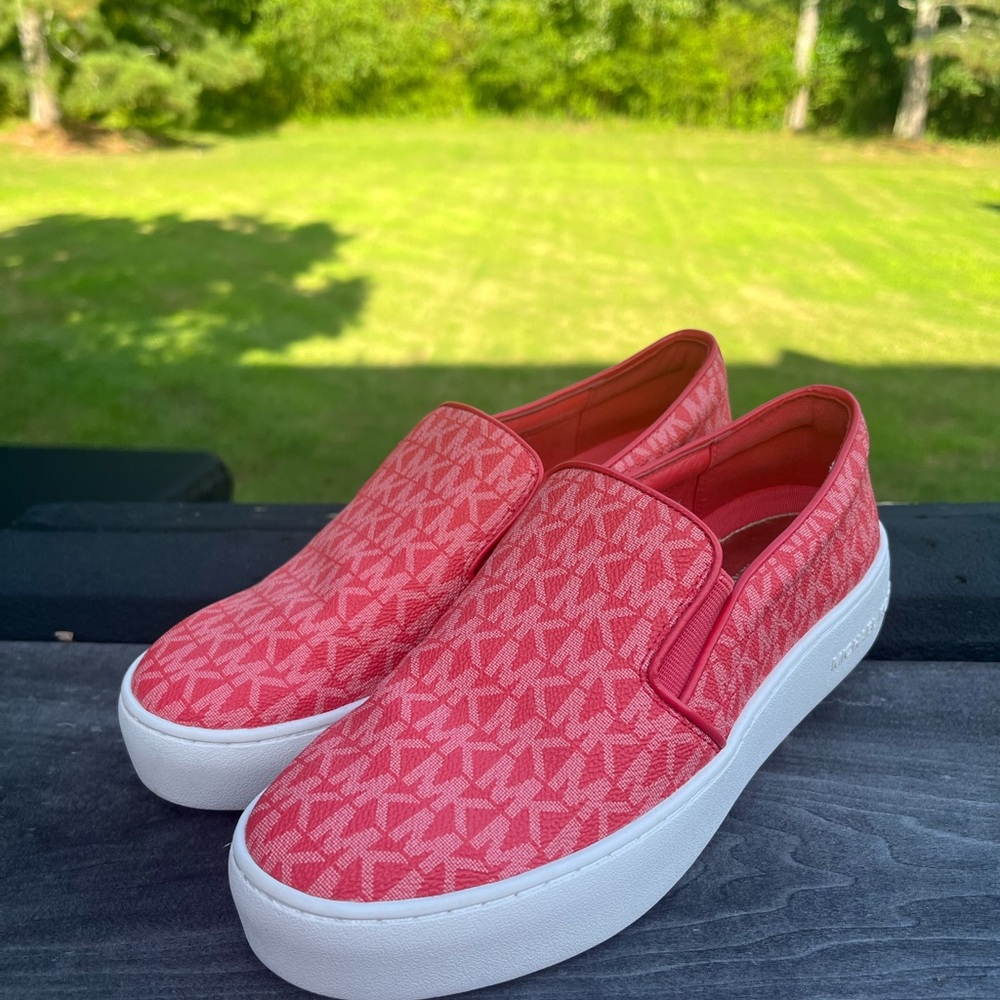 Michael Kors Teddi Signature Logo Slip-On Sneaker